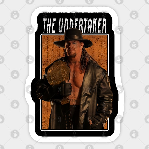 Vintage The Undertaker Sticker by The Gandol